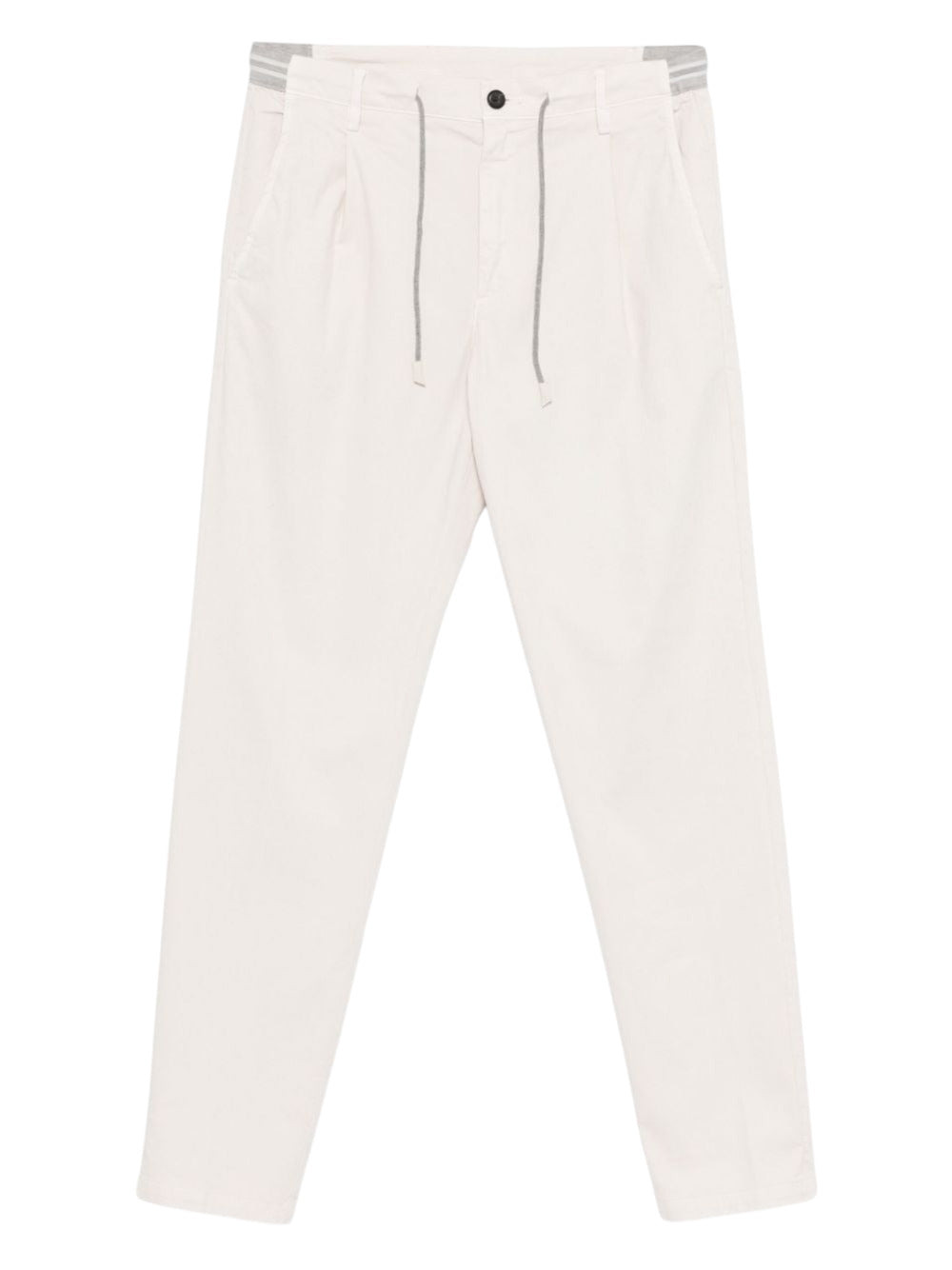 ELEVENTY - Eleventy Men Drawstring Trousers In Light Beige - 1