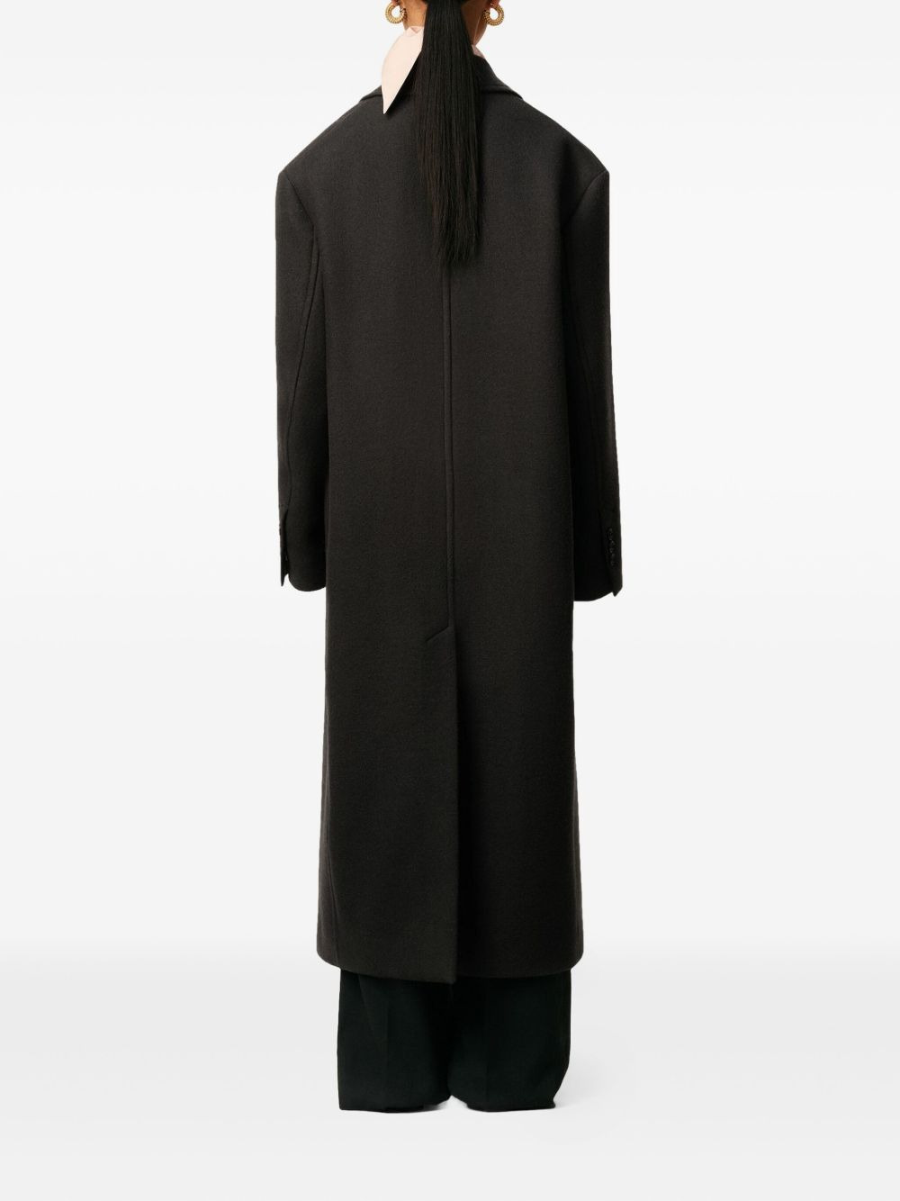double-breasted wool coat - 4