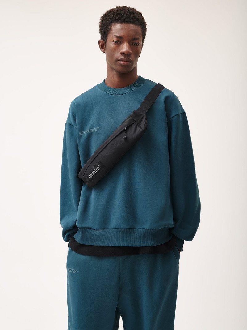 PANGAIA Mens DNA Sweatshirt - Storm Blue outlook