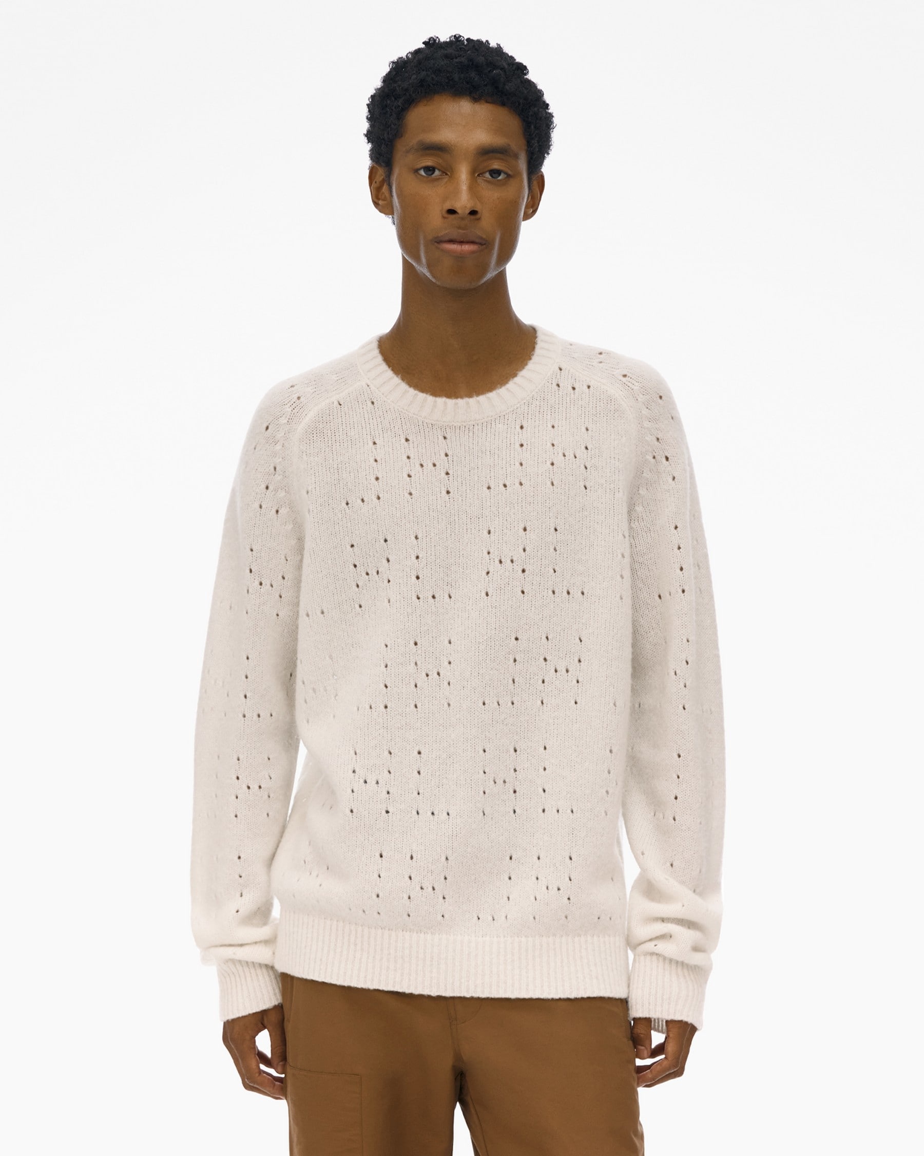 LOGO POINTELLE SWEATER - 3