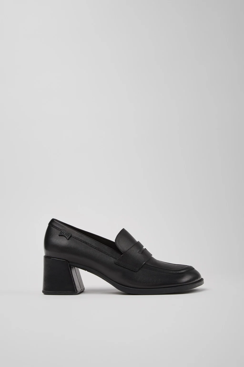 Kora Black Leather Moccasins for Women. - 1