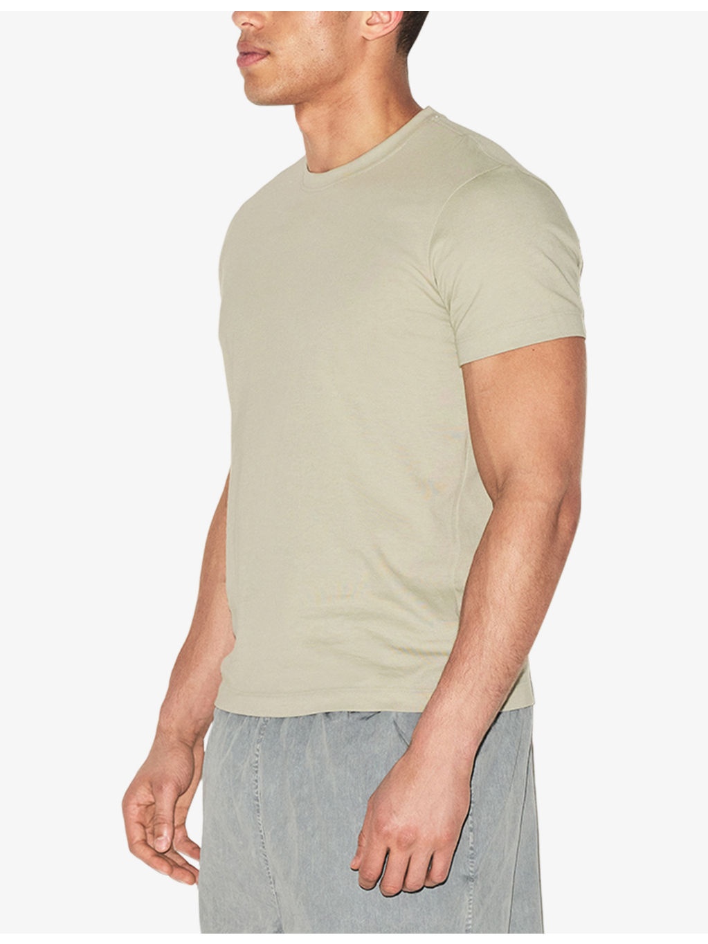 Crewneck short-sleeve cotton-jersey T-shirt - 3