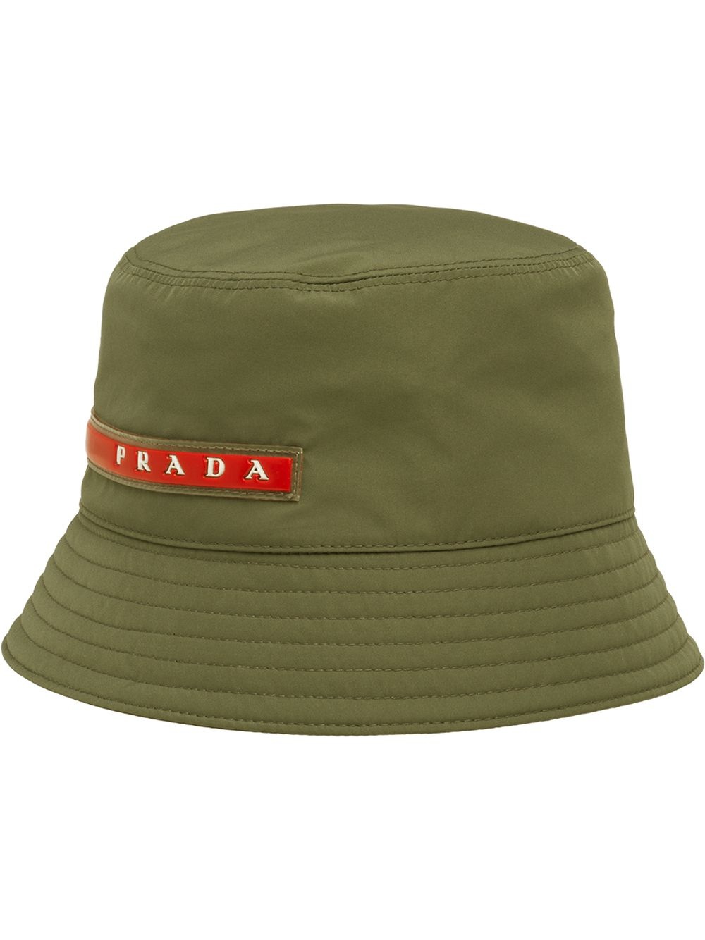 logo patch bucket hat - 1