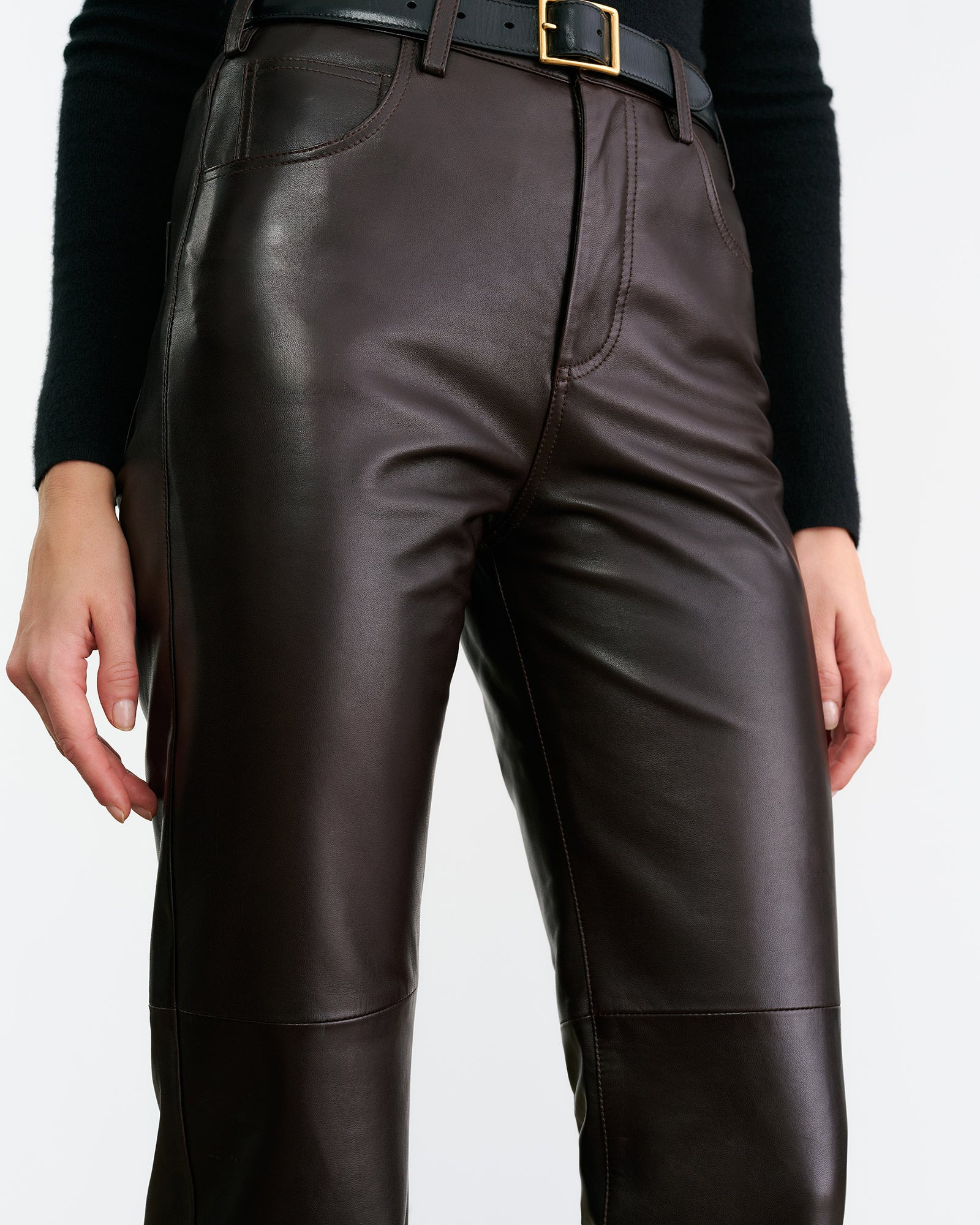 JOAN LEATHER PANT - 3