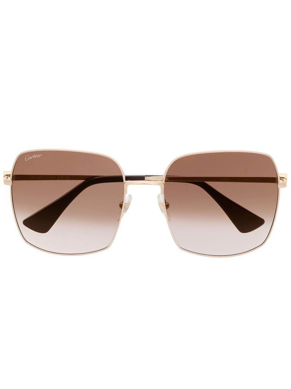 square-frame sunglasses - 1