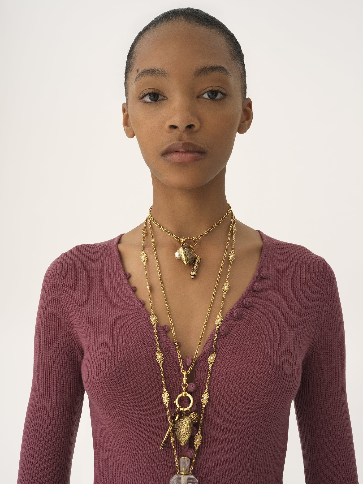 HENLEY SHIRT IN A MERINO WOOL KNIT - 6