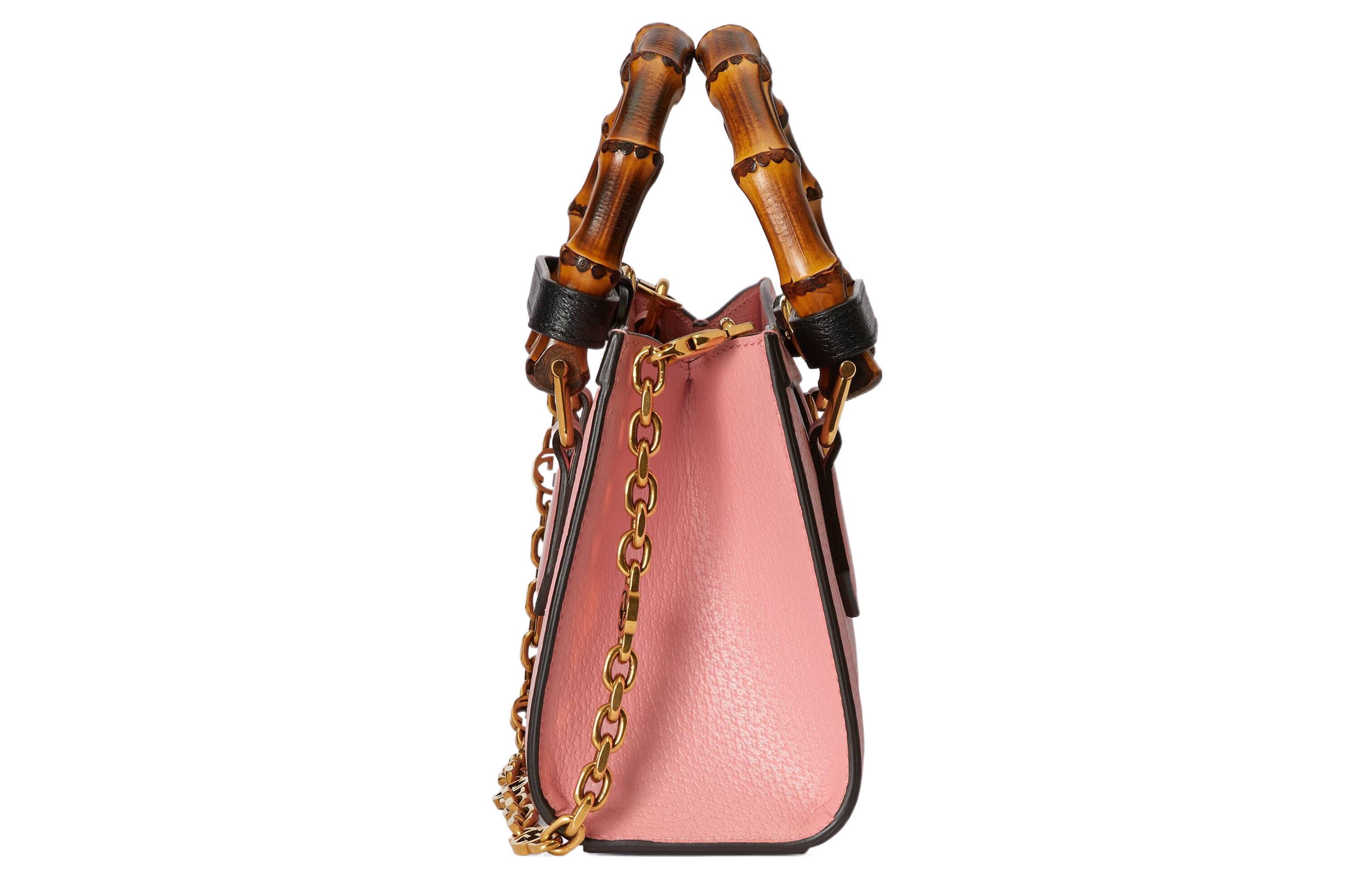(WMNS) Gucci Diana Small Shoulder Bag 'Wilde Rose Black' 735153-DJ24T-5862 - 6