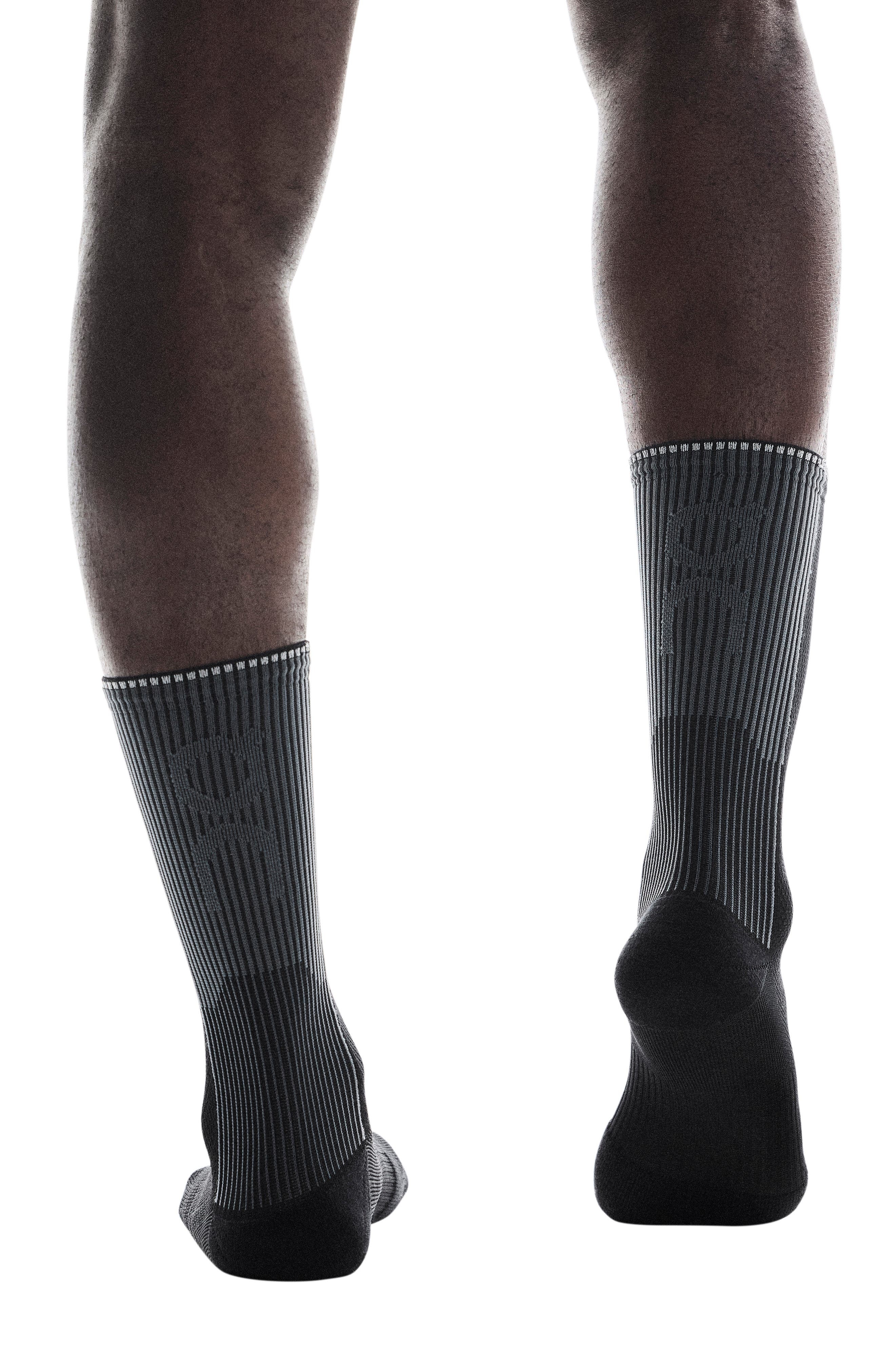 On Performance Run High Socks in Black/Eclipse at Nordstrom - 3