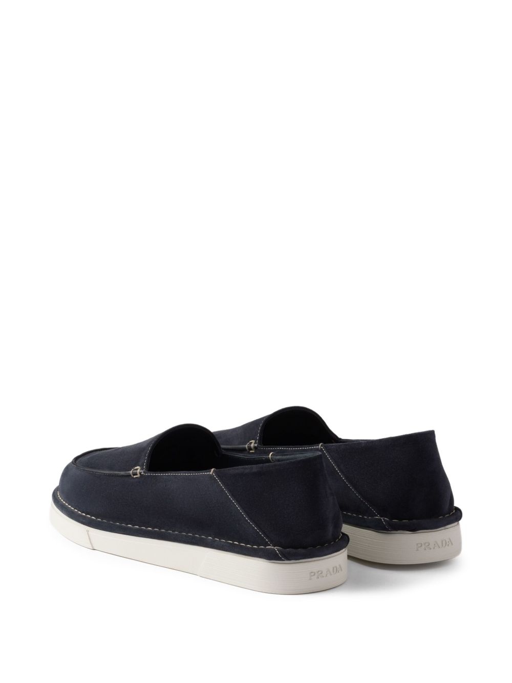 slip-on suede loafers - 3
