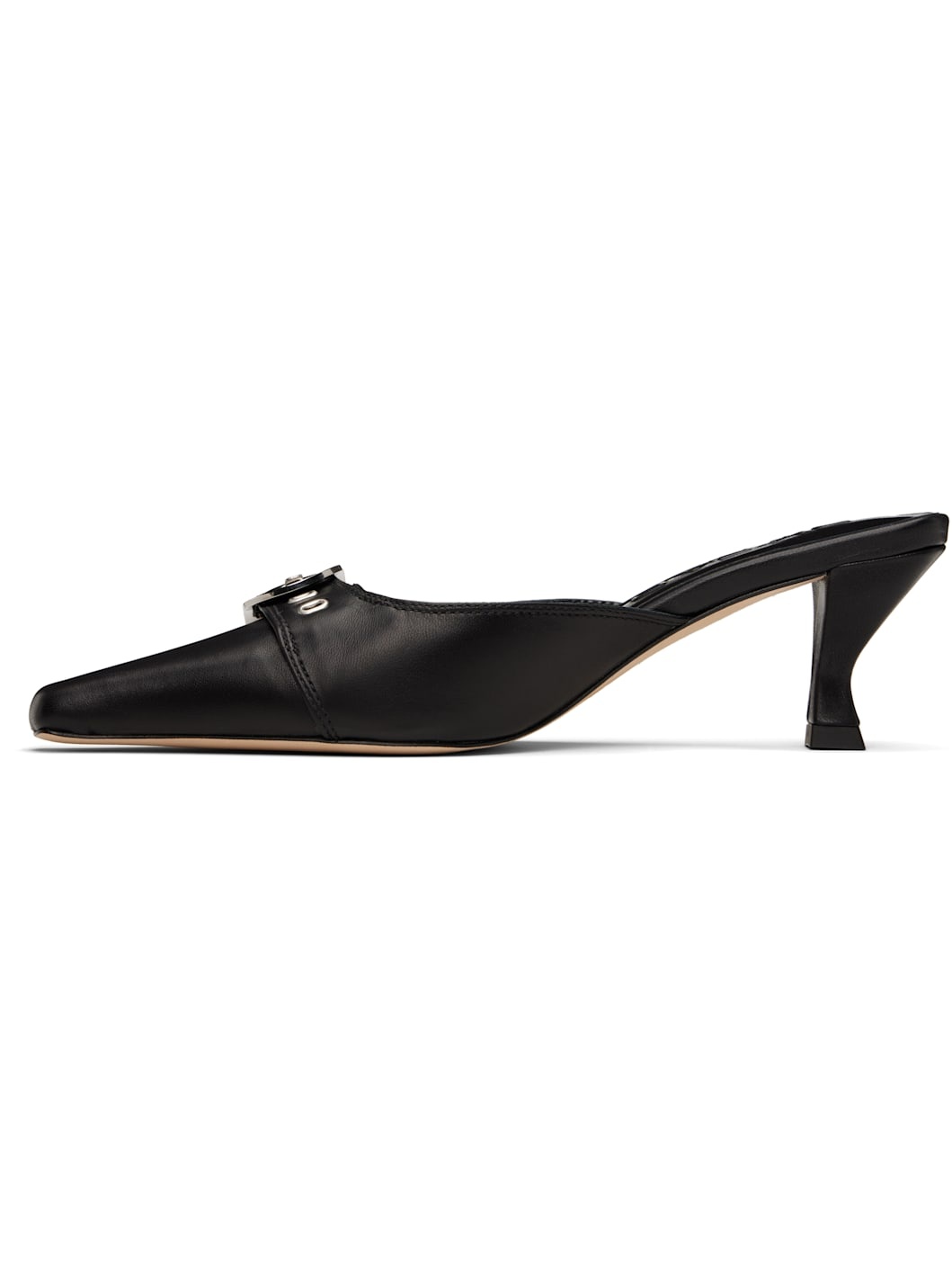 Black Evelyn Mules - 3