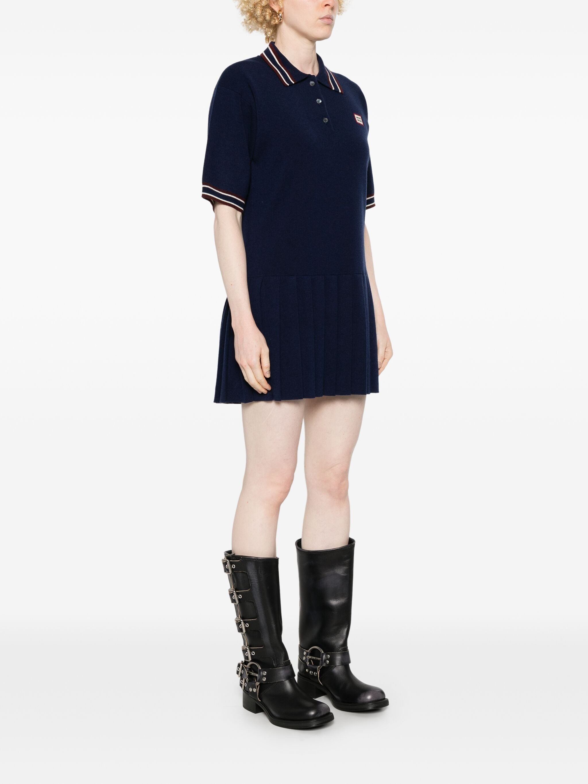 Logo-patch Mini Dress - 5