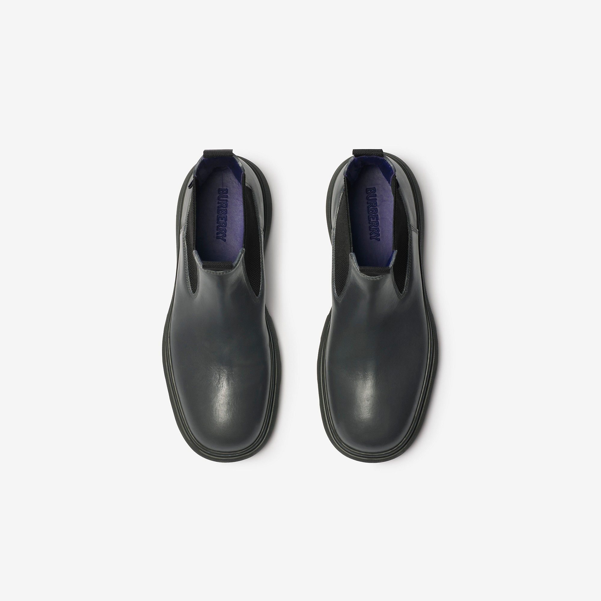 Leather Creeper Low Chelsea Boots - 5