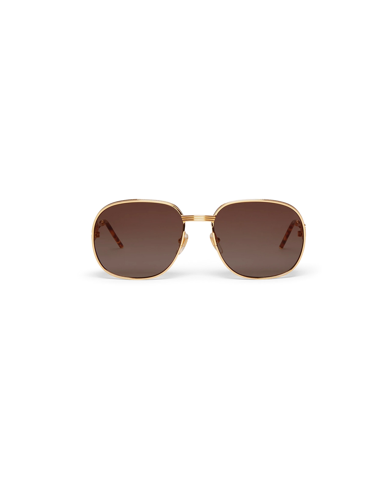 Gold & Brown The Vermont Sunglasses | Casablanca Paris - 2