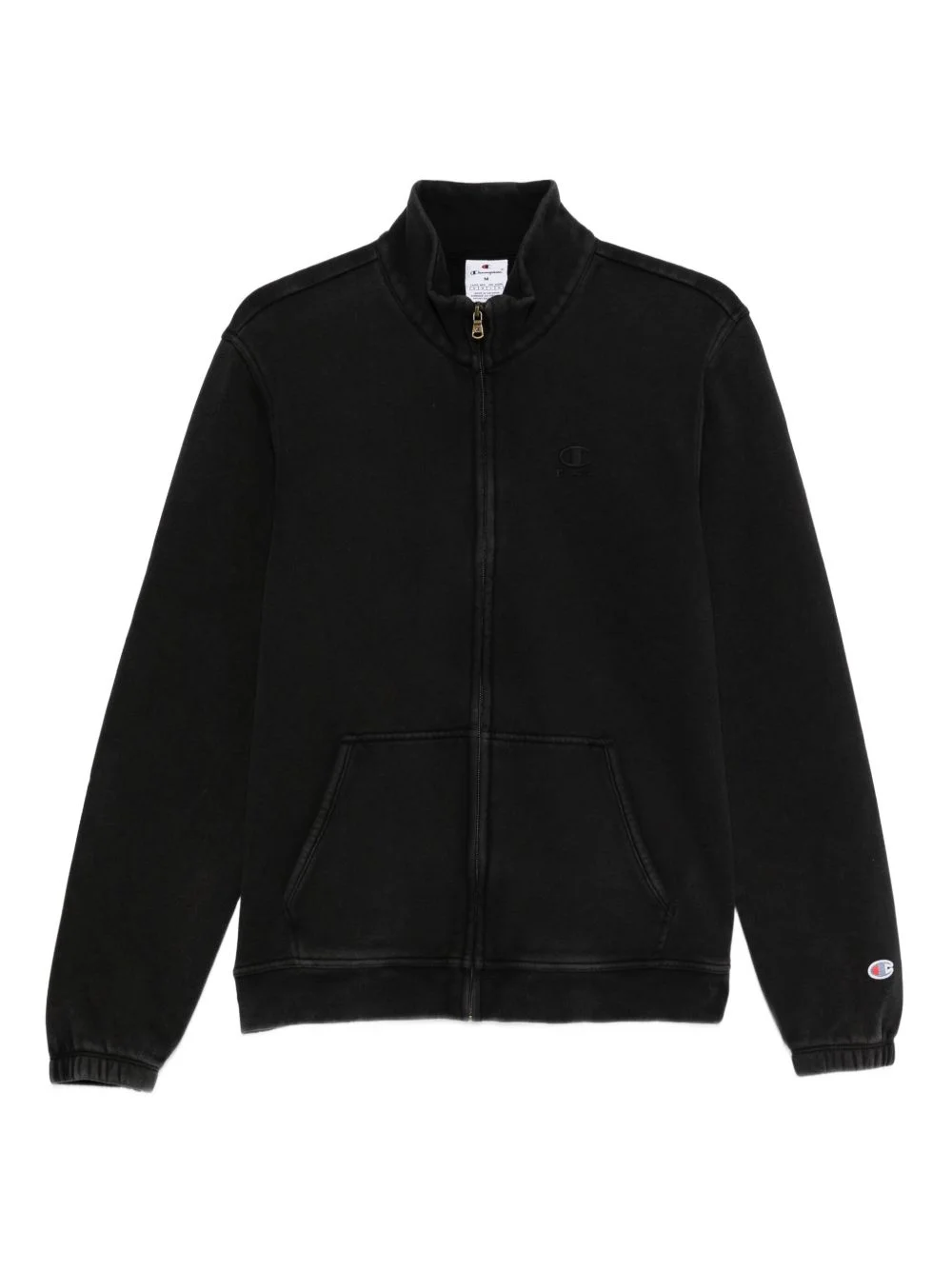 zip-up high-neck sweatshirt - 1