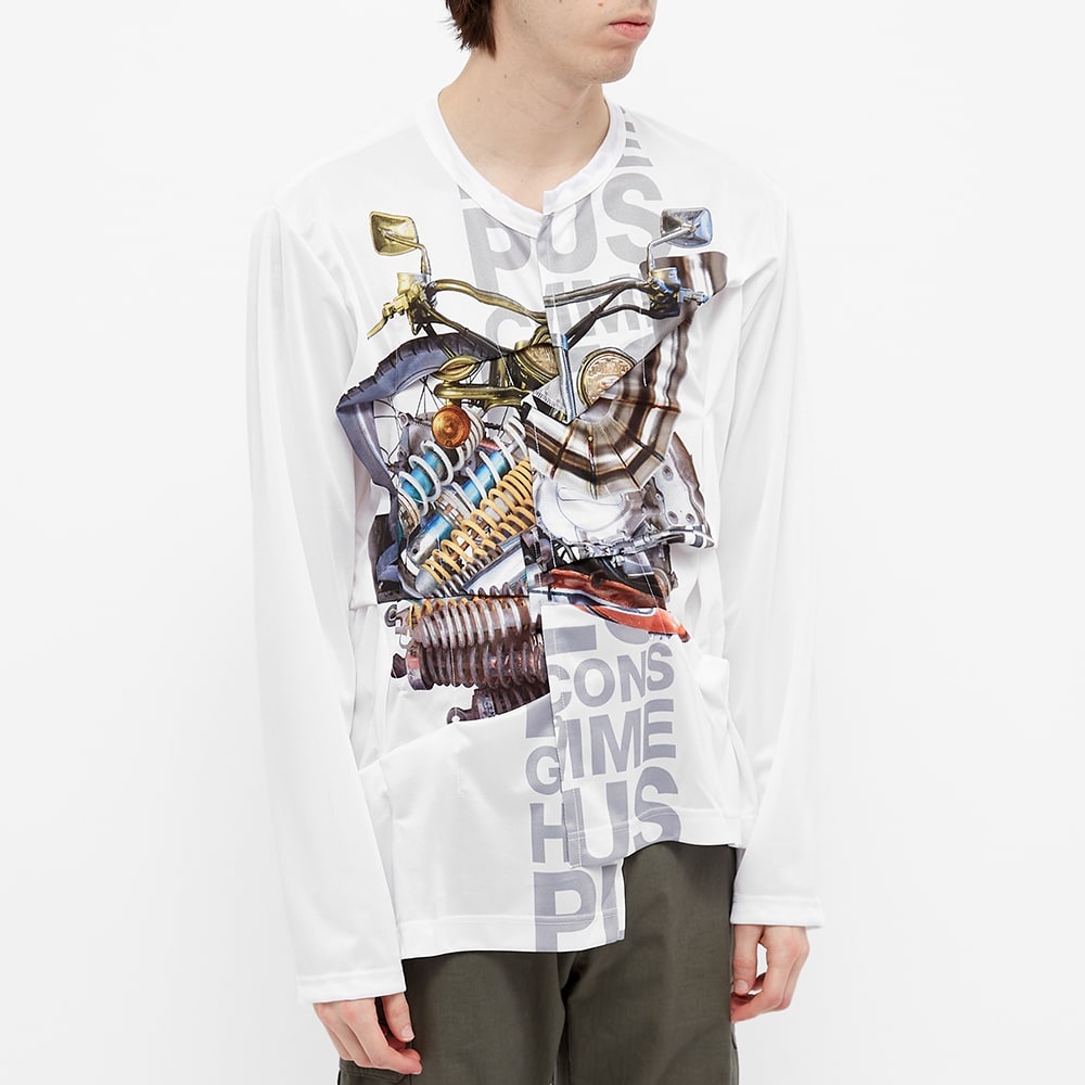 Comme des Garcons Homme Plus Cut Ad Sew Longsleeve Patchwork - 4