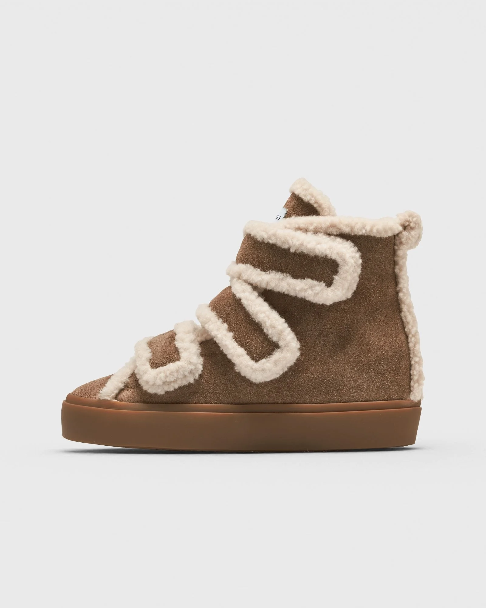 SHEARLING VELCRO WEDGE - 1
