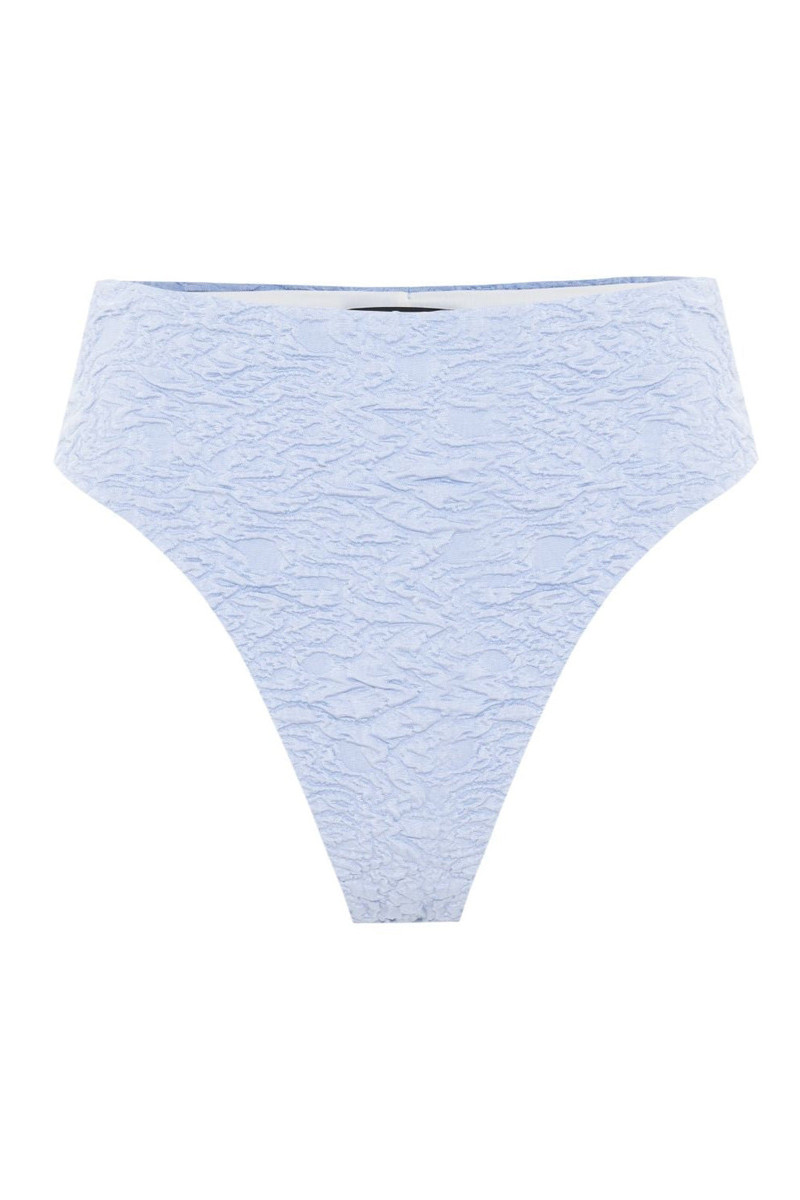 PAPILLON JACQUARD HIGH WAIST BIKINI BOTTOM 4