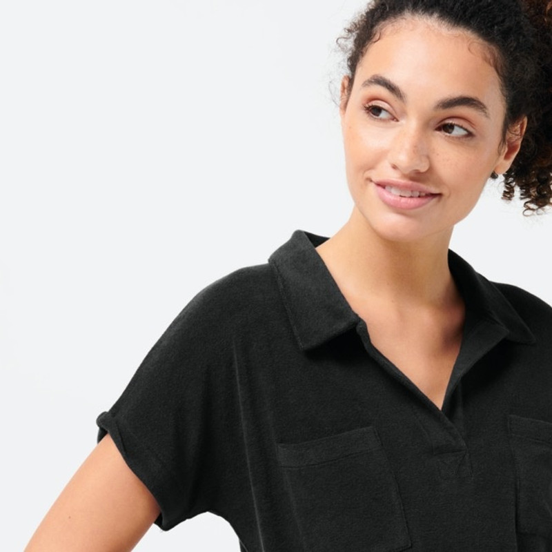 Women Terry Long Polo Dress 5