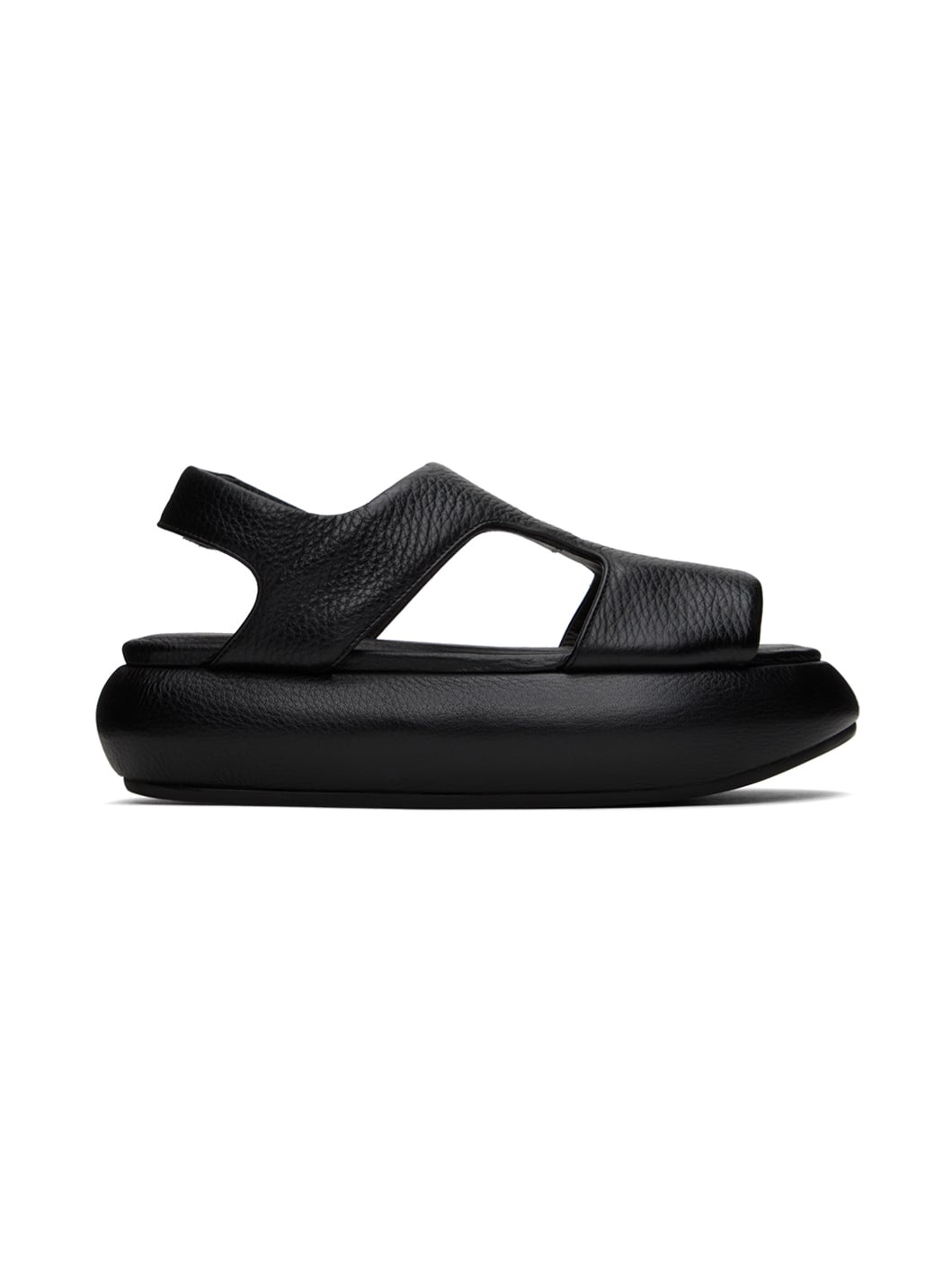 Black Ciambellona Sandals - 1