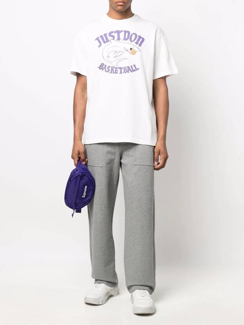 Just Don logo-print T-shirt outlook