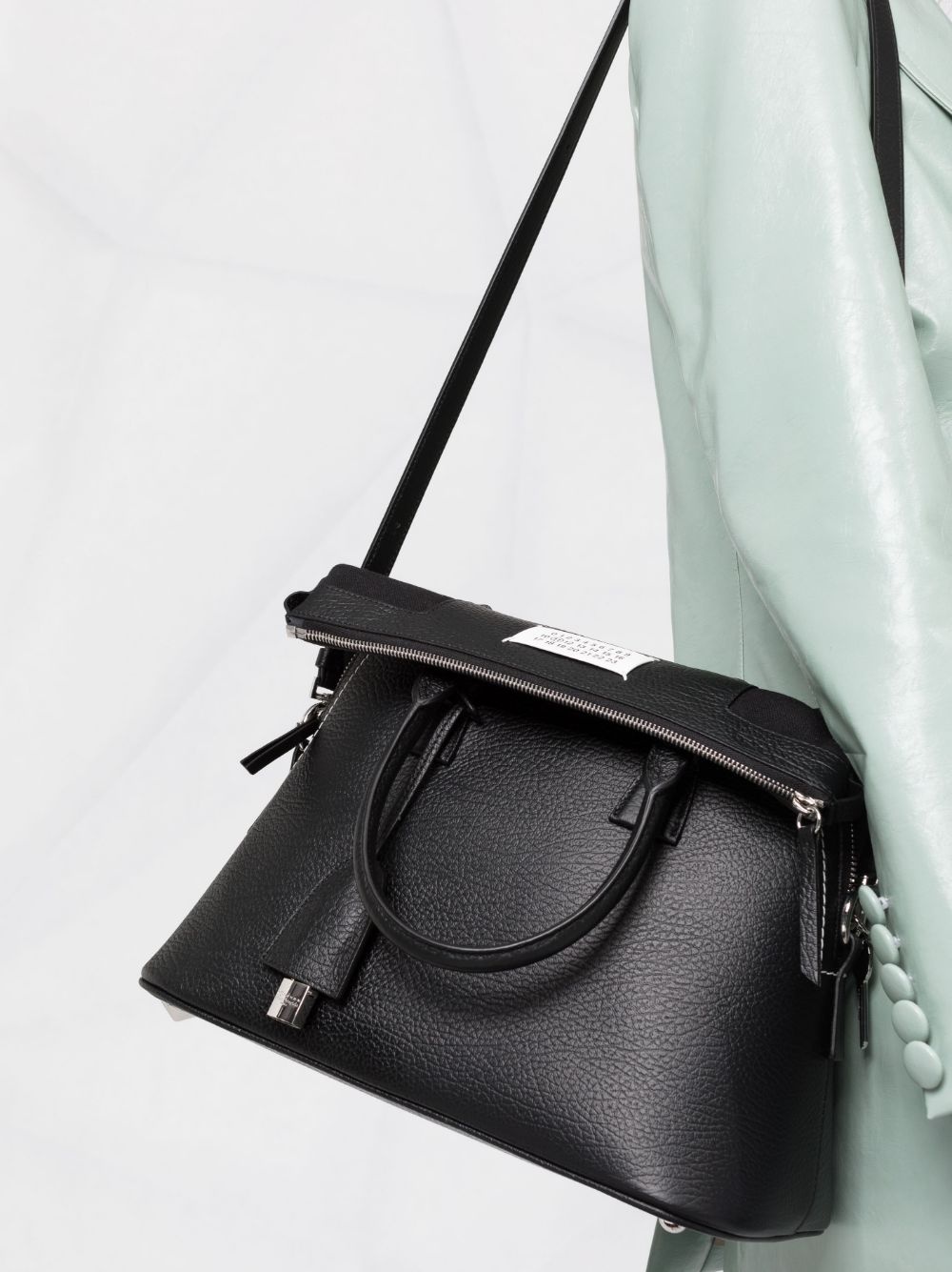 whipstitch-detail tote bag - 3