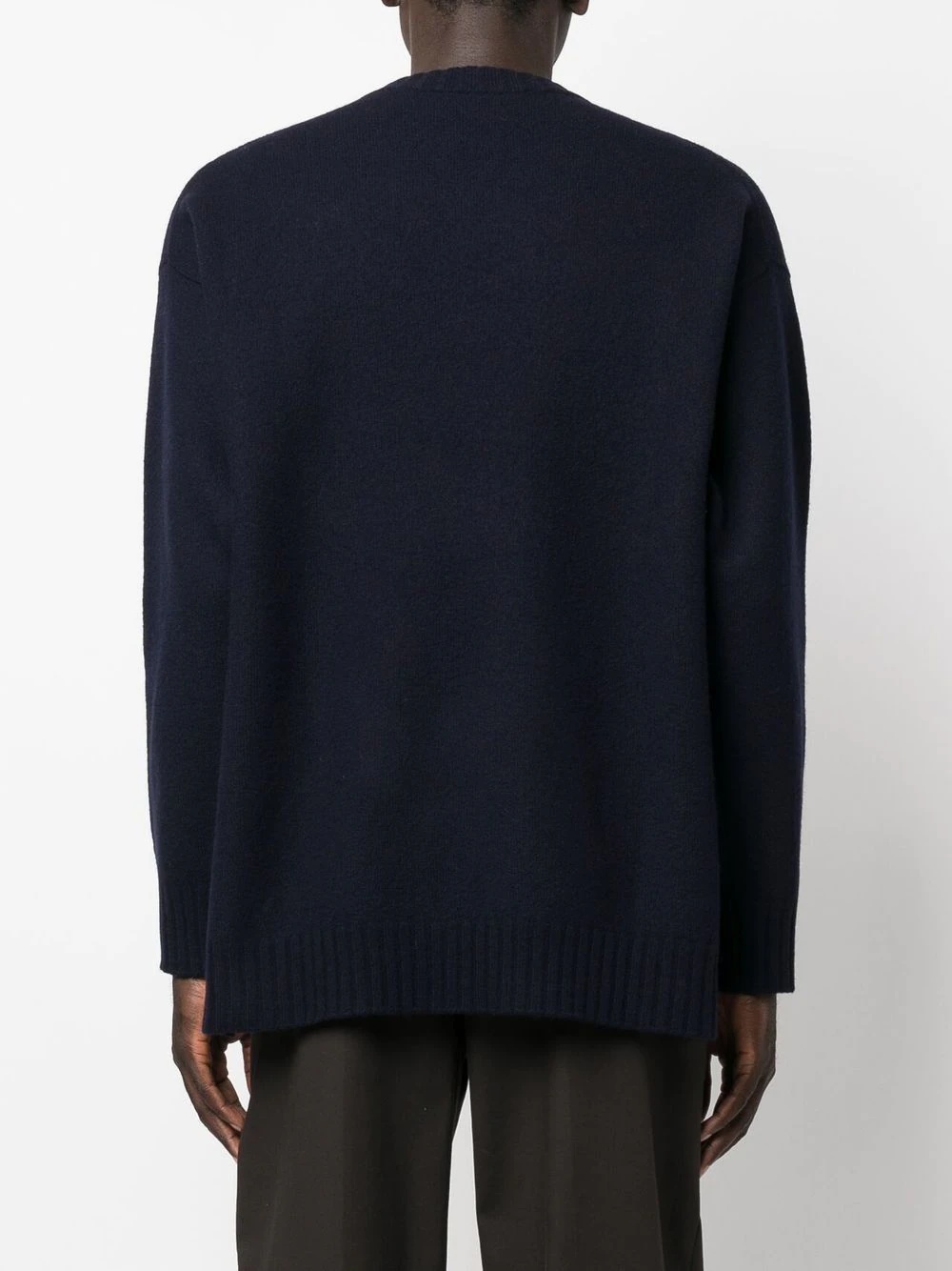 drop-shoulder long-sleeve jumper - 4