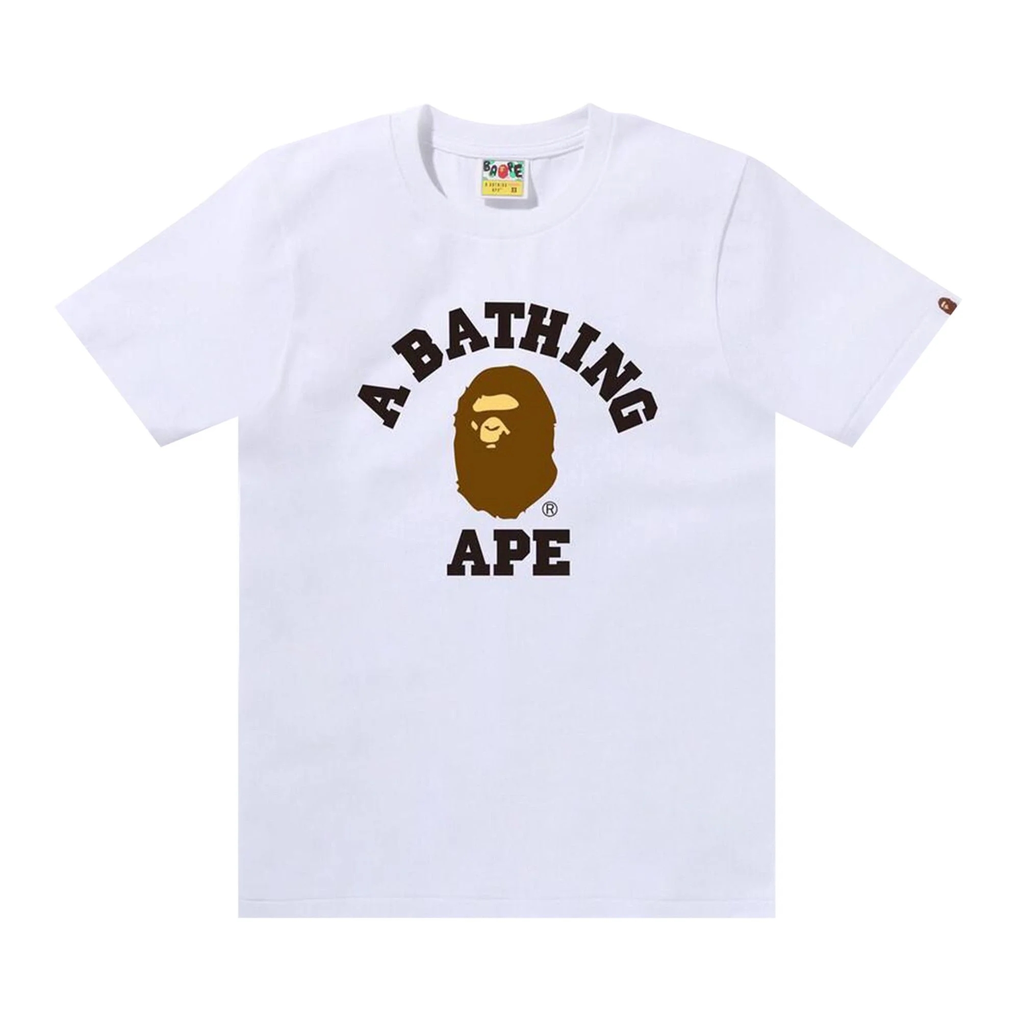 BAPE College Tee 'White' - 1