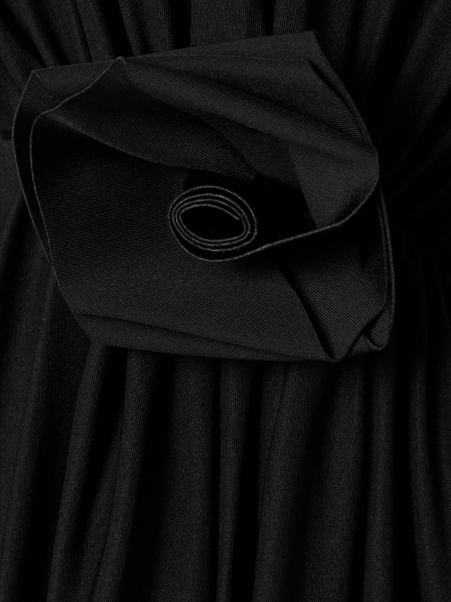 Damasco appliquéd cutout stretch-jersey midi dress Black - 4