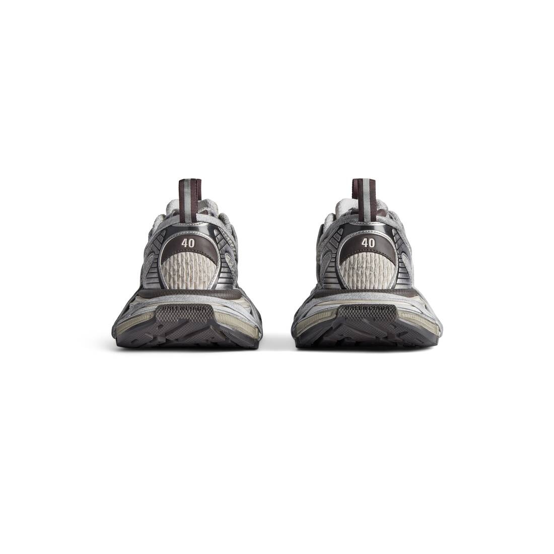 Men's 3xl Extreme Lace Sneaker  in Brown/grey/beige - 5