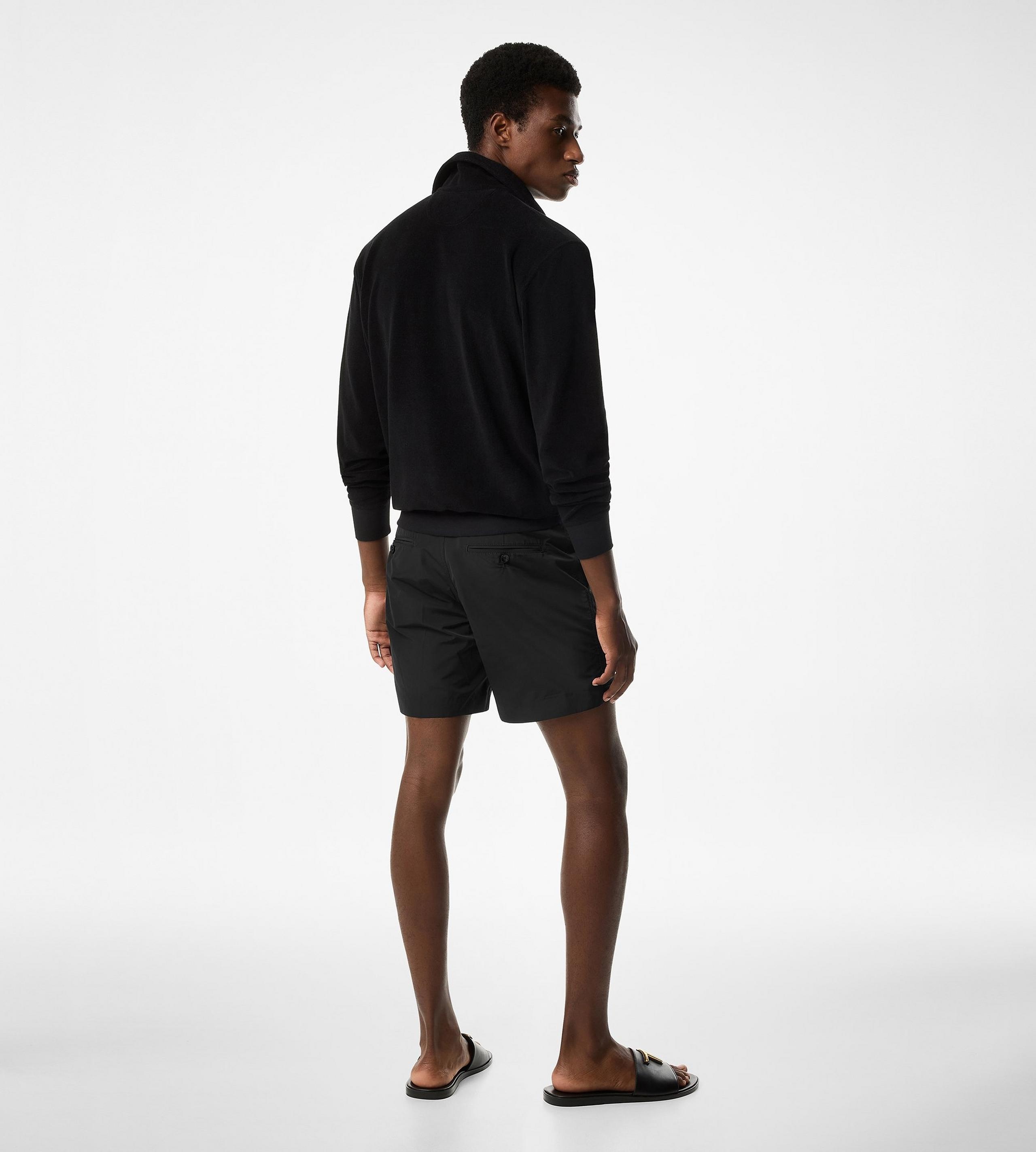 TECHNICAL FAILLE TAILORED SHORTS - 3