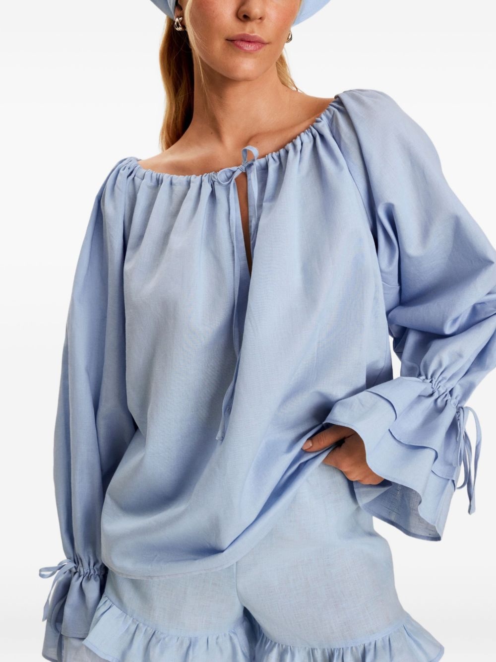 Cha Cha ruffled-hem shorts set - 5