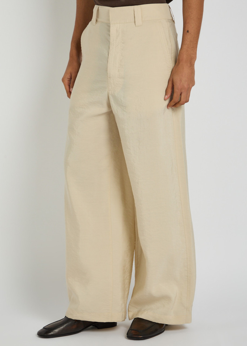 Lemaire Lemaire Wide-leg Silk-blend Trousers outlook