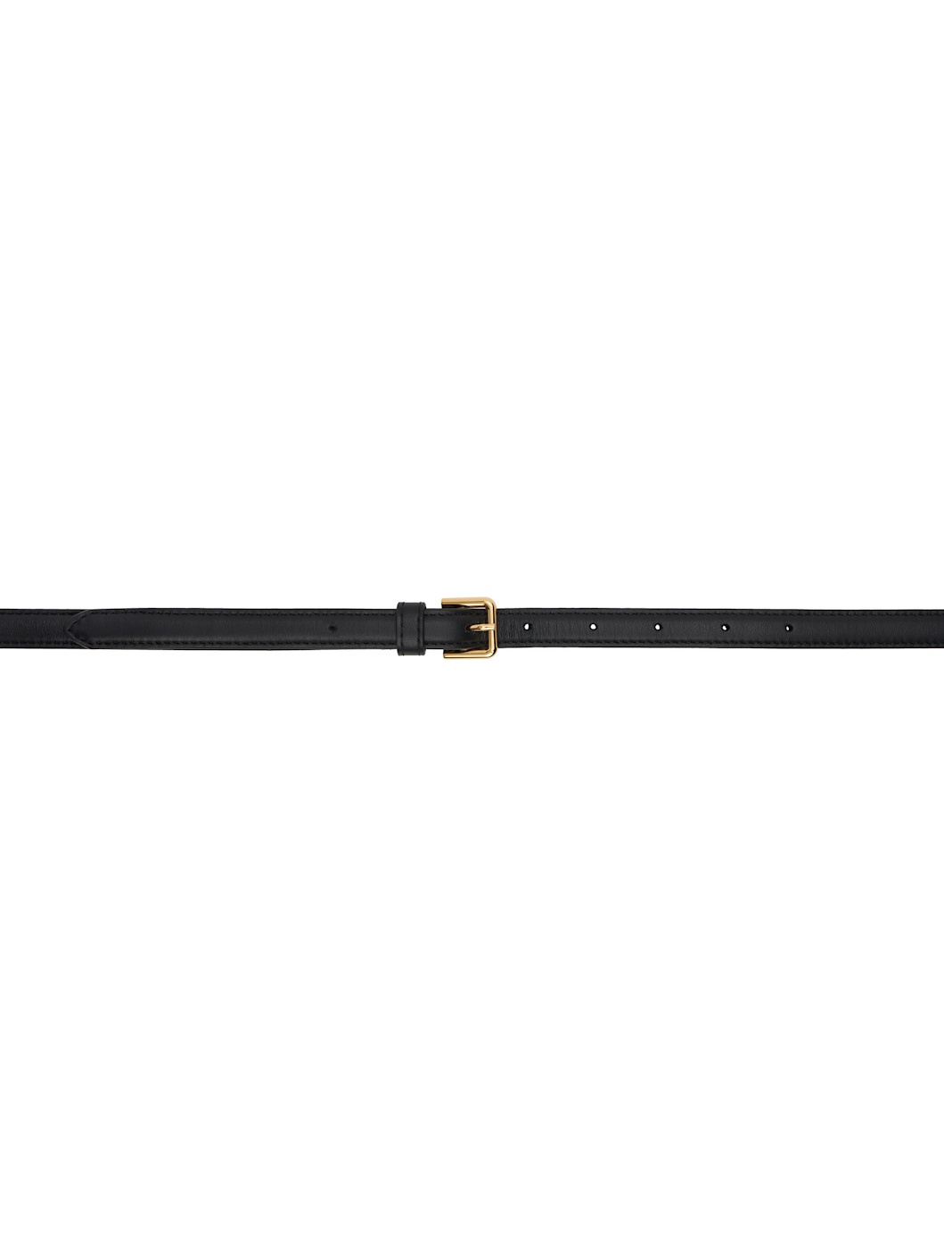 Black Colombina Fine Double Belt - 1