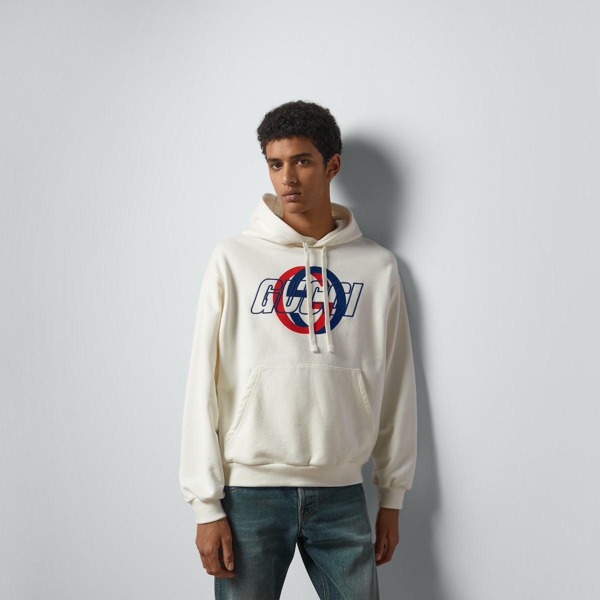 Cotton jersey hooded sweatshirt - 5