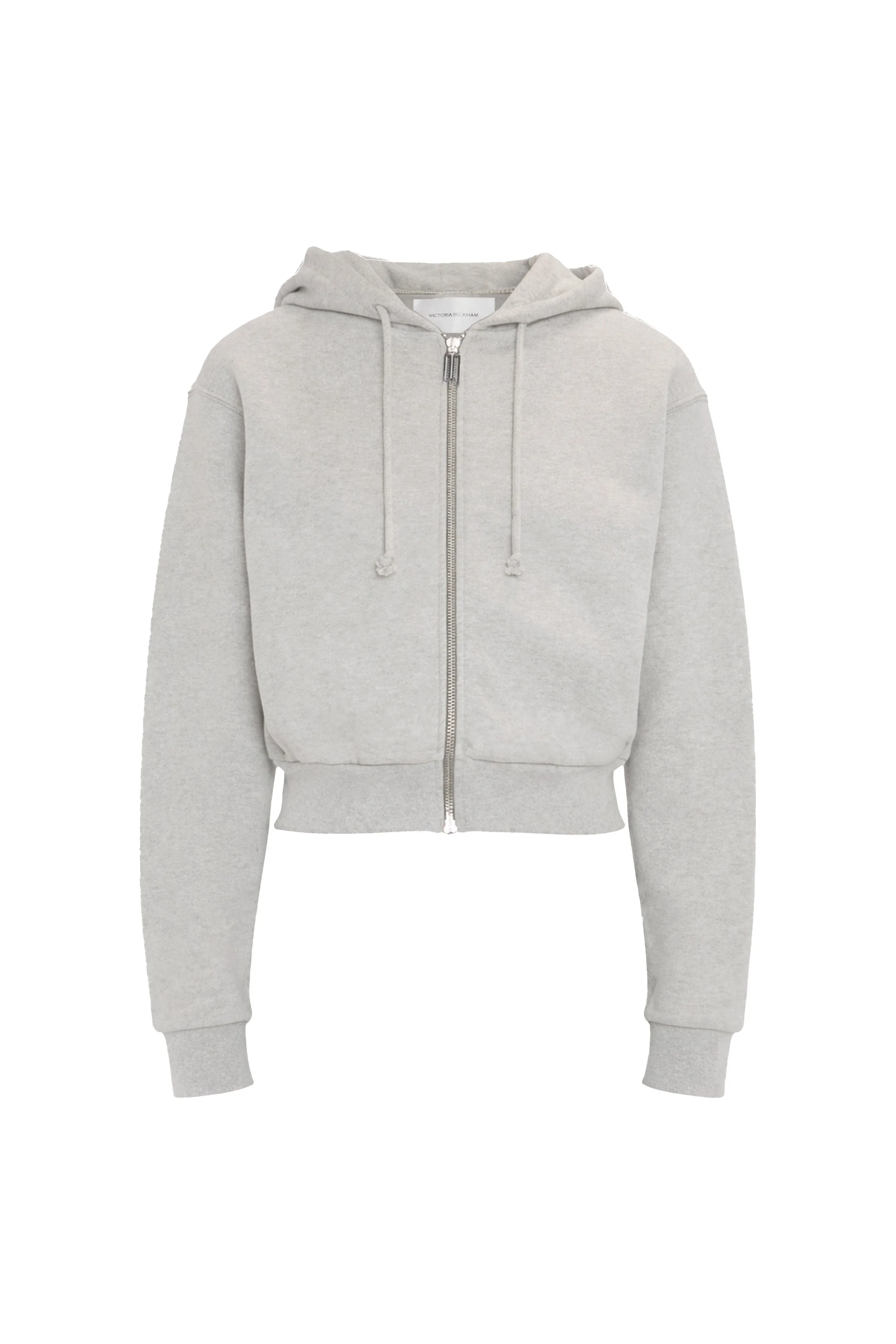Full Zip Hoodie In Grey Marl - 1