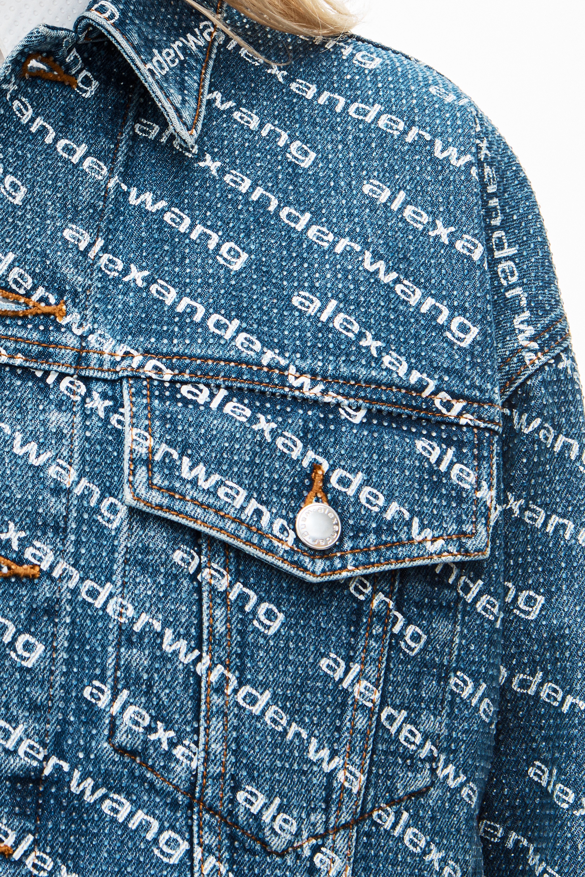 Game Jacket with Logo Crystal Hotfix - 6