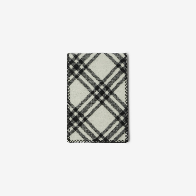 빈티지 체크 모직 scarf 5