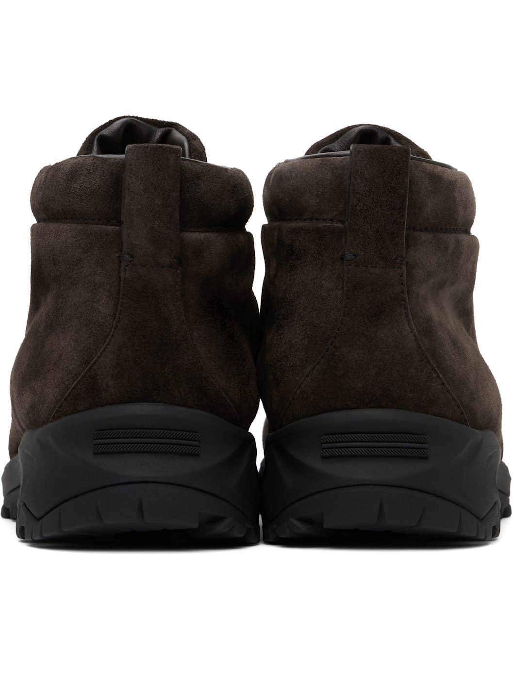 Brown Triple Stitch Sneakers - 2