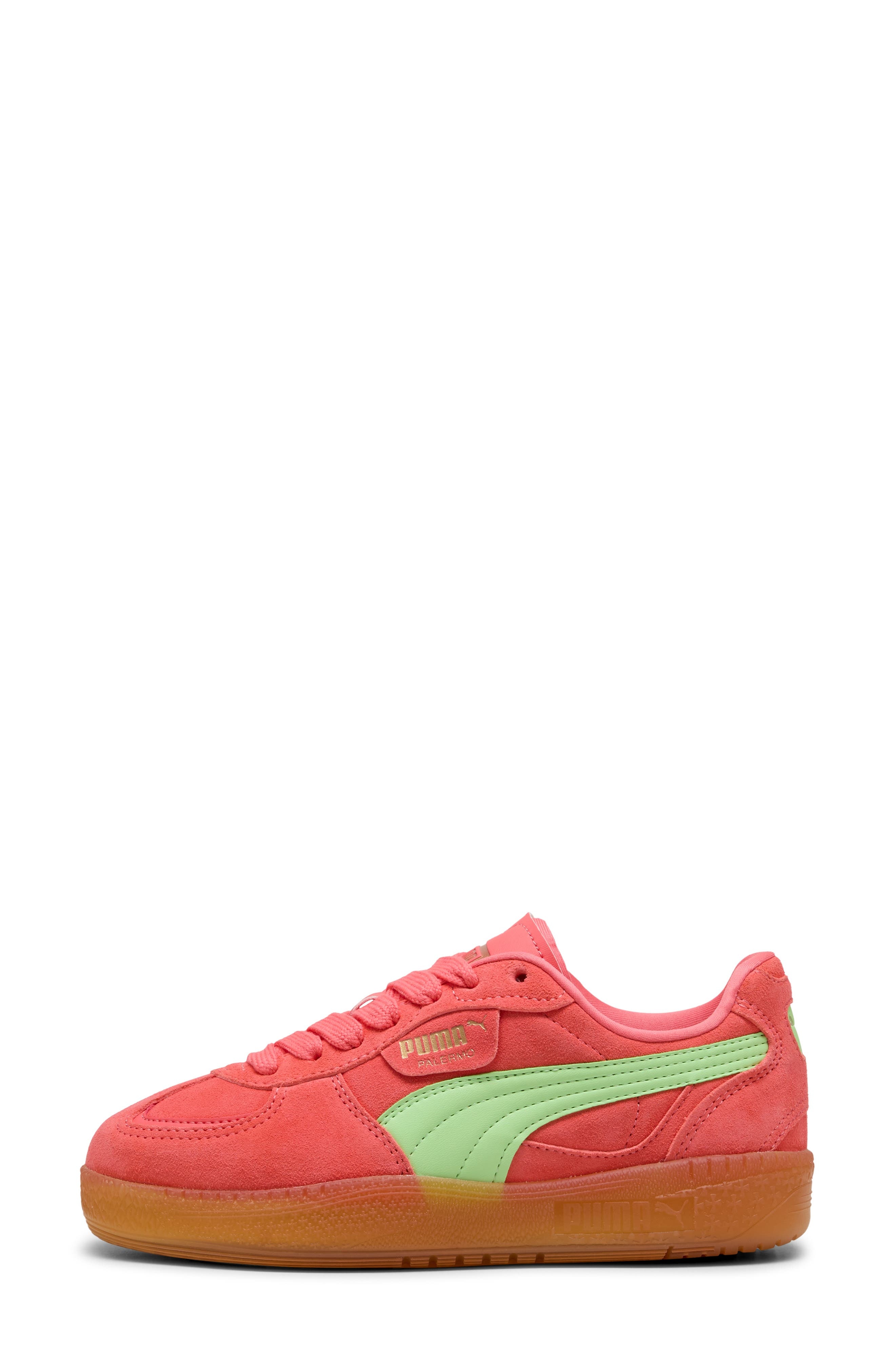 PUMA Palermo Moda Xtra Gum Rubber Sneaker in Peach Frost-Spring Fern at Nordstrom - 6