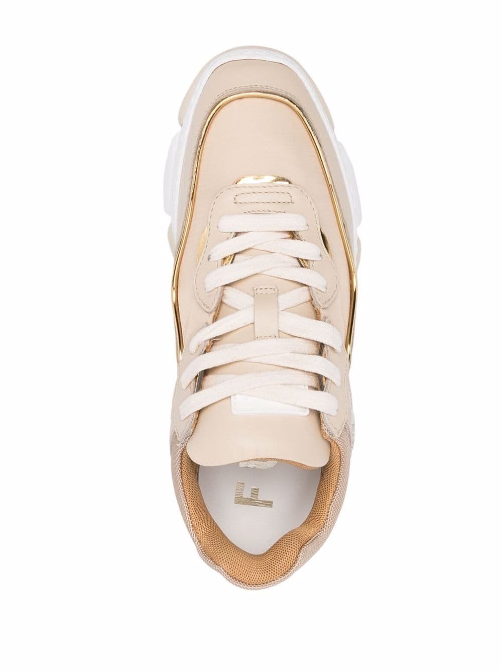 chunky lace-up sneakers - 4