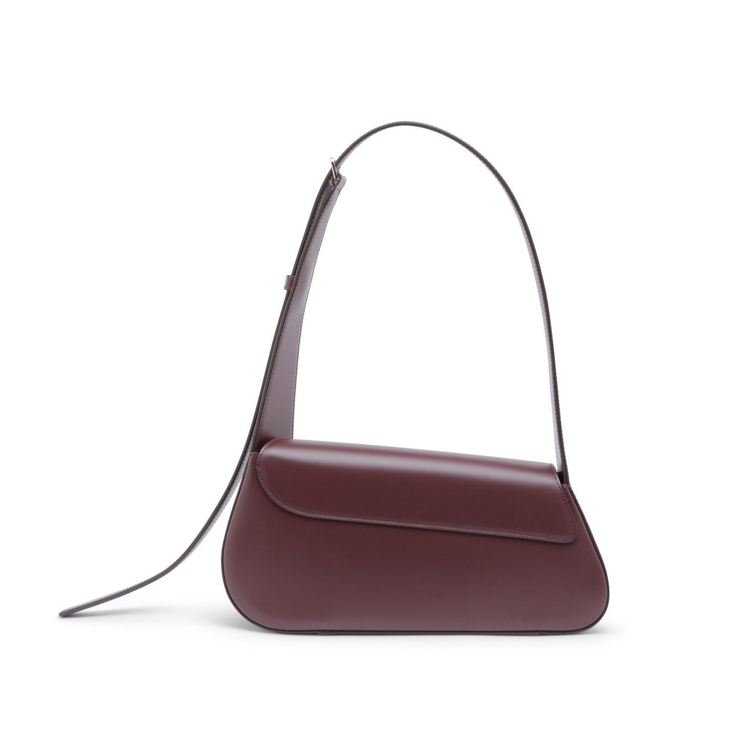 Burgundy leather ThePluto bag - 3
