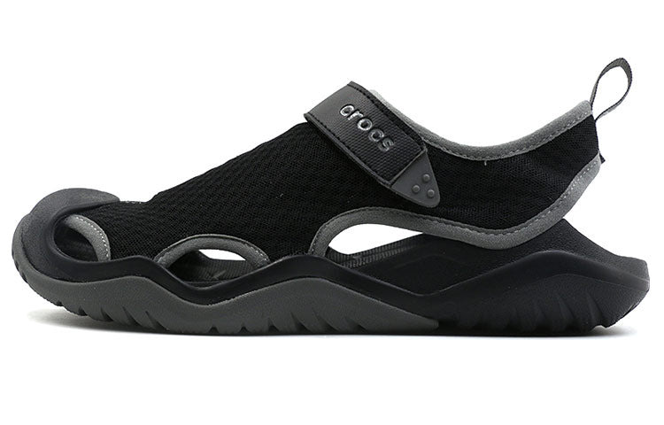 Crocs Swiftwater Sandals 'Black Dark Grey' 205289-001 - 2