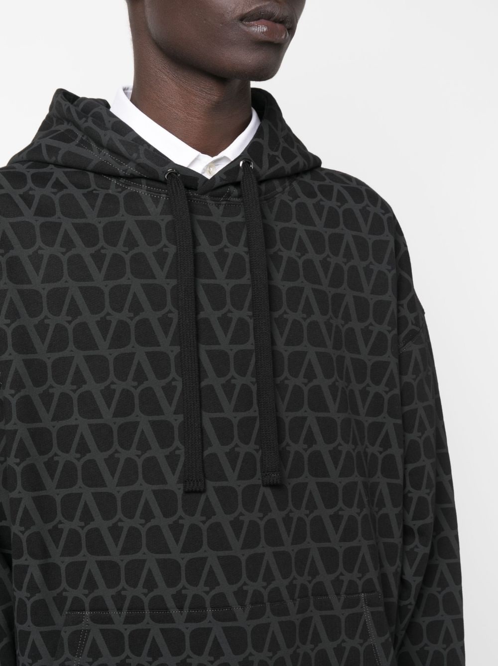 Toile Iconographe-print cotton hoodie - 5