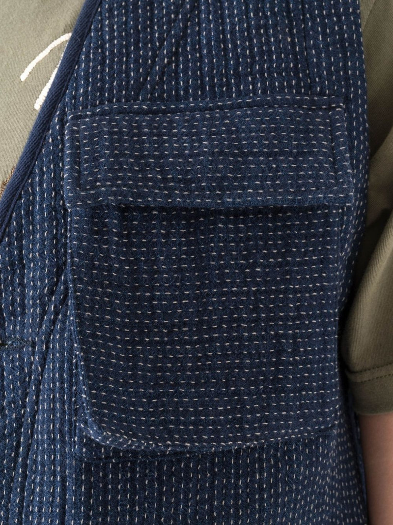 MAHARISHI SASHIKO-STITCH UTILITY VEST outlook
