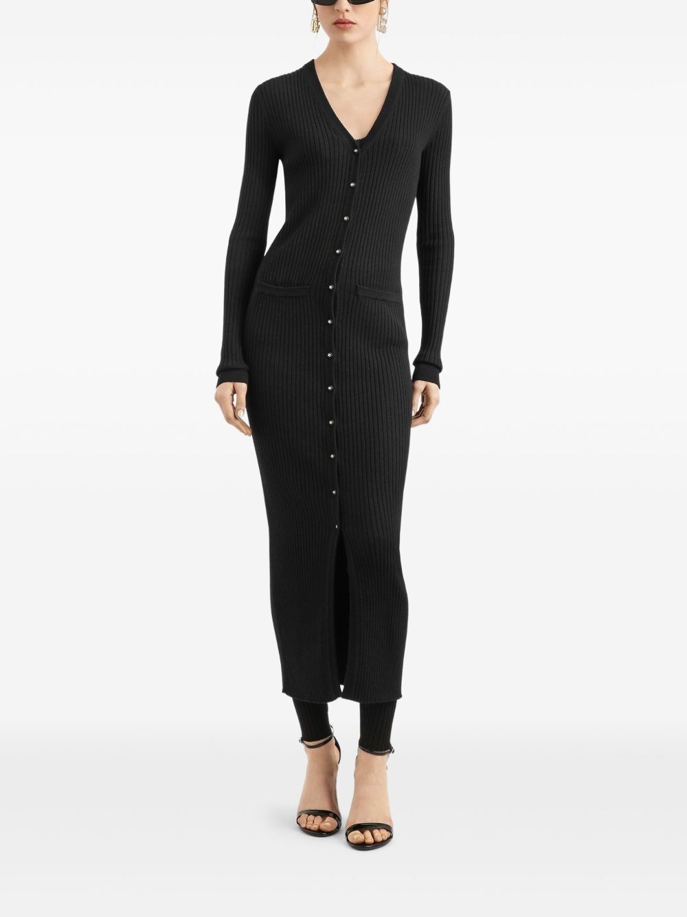 ribbed wool dress - 2