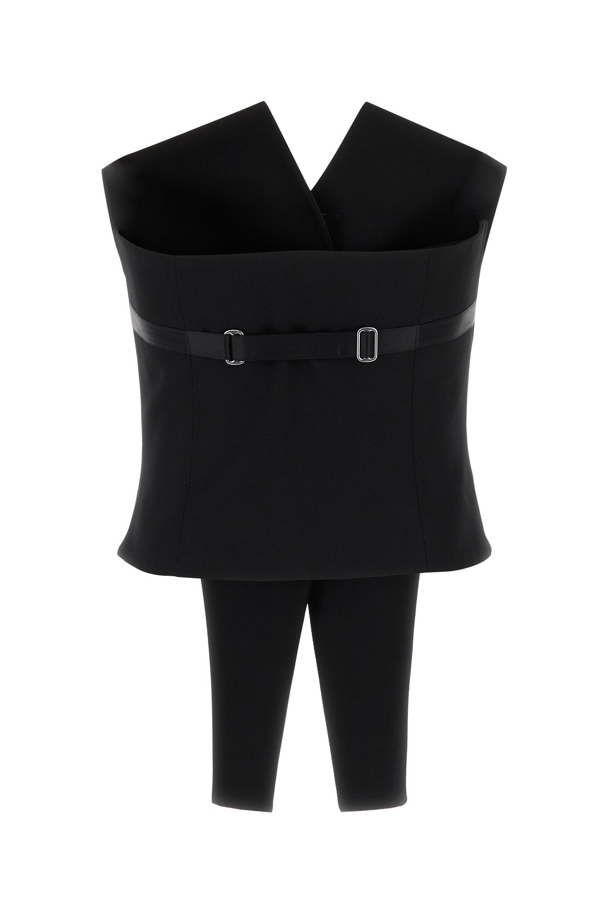 Black wool vest - 2