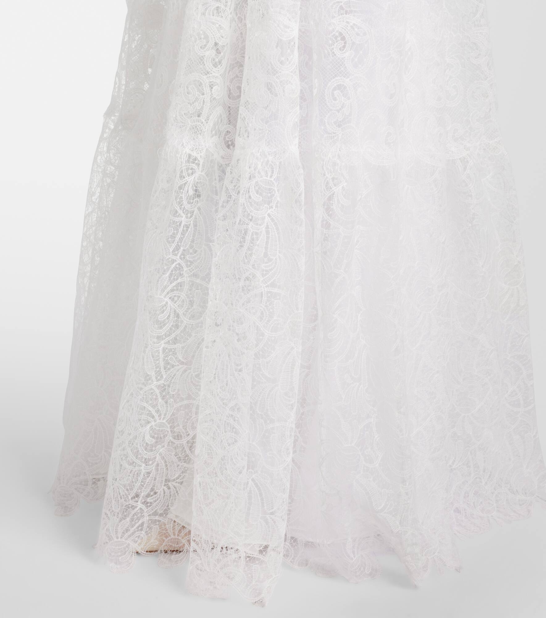 Bridal lace gown - 6