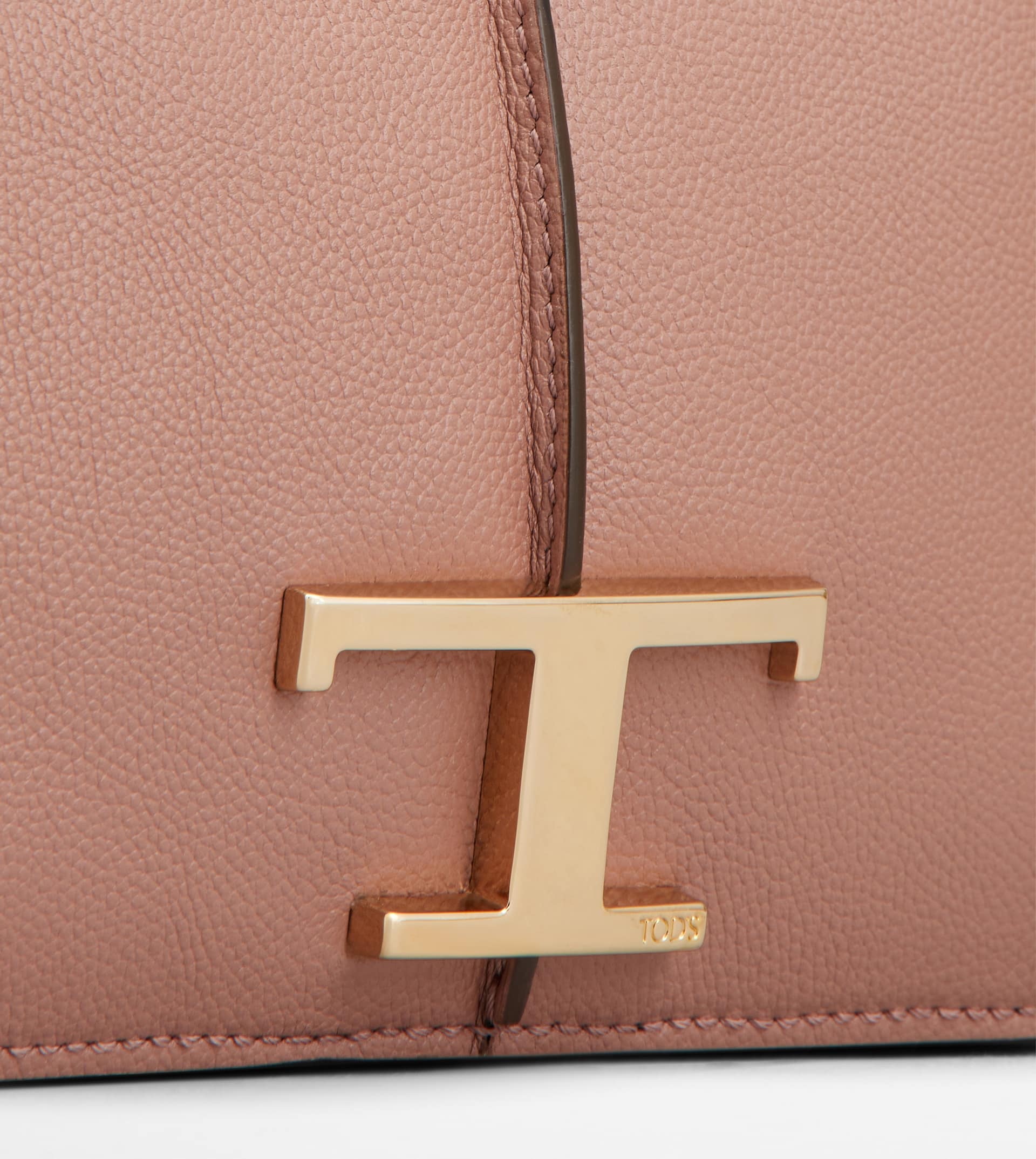 T TIMELESS CAMERA BAG IN LEATHER MINI - PINK - 5