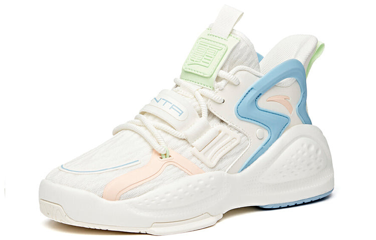 (WMNS) ANTA Life Series Sneakers 'White Blue' 122038081-3 - 2