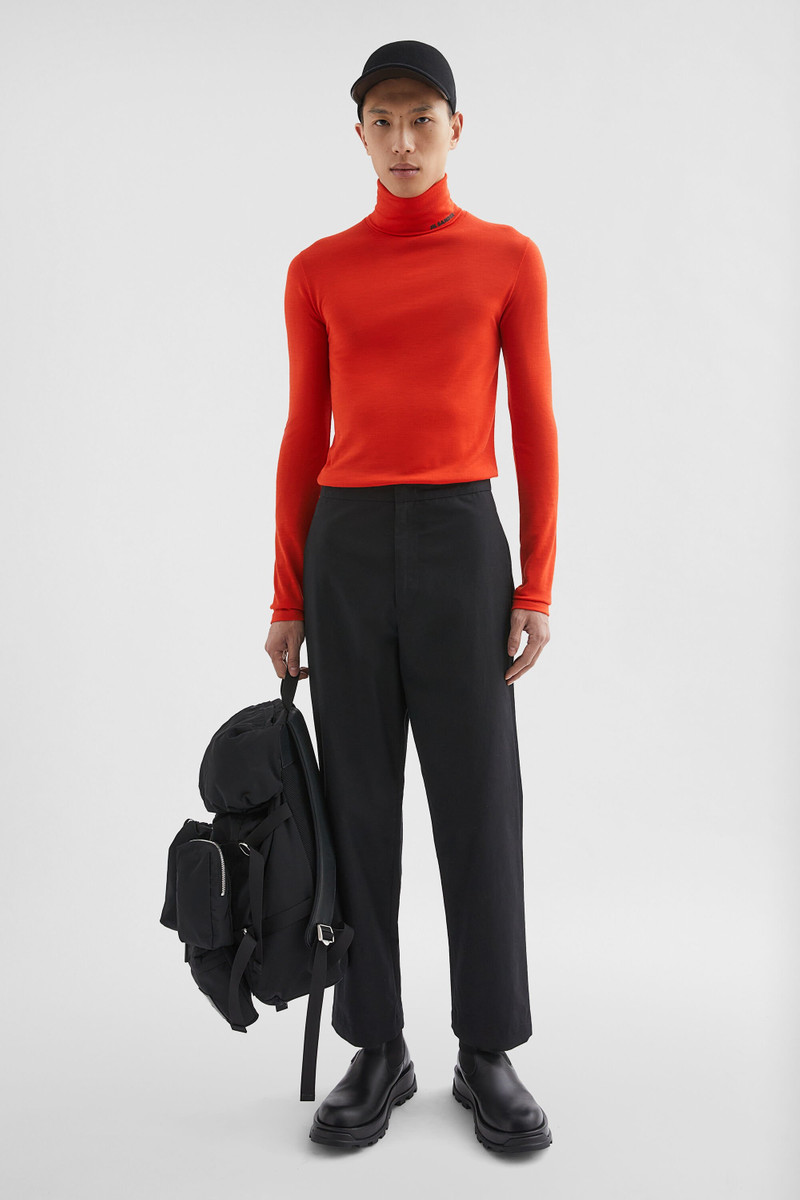 Jil Sander Cotton Tapered Trousers outlook